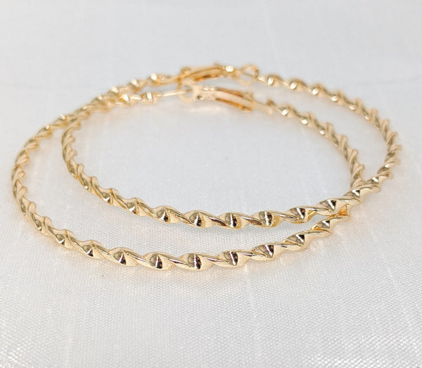 Plated Hoop Earring