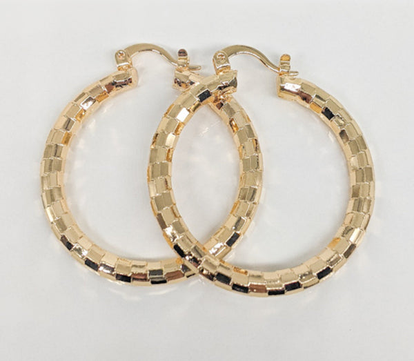 Plated Hoop Earring