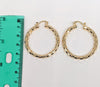Plated Hoop Earring
