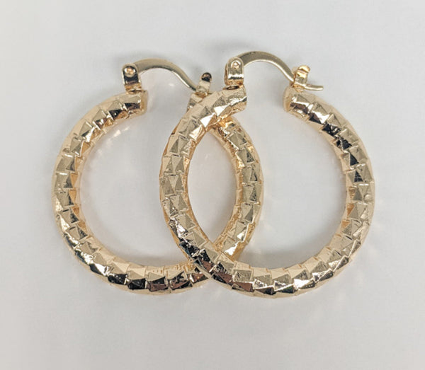 Plated Hoop Earring