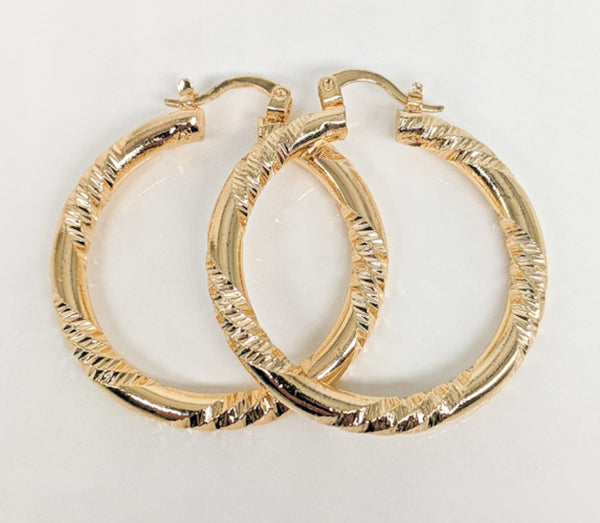 Plated Hoop Earring