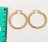Plated Hoop Earring