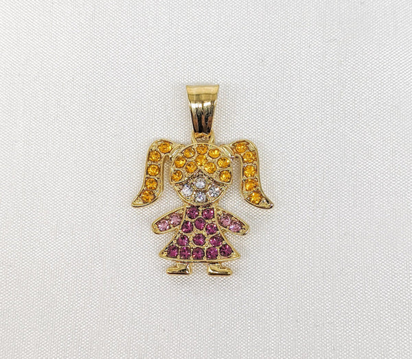 Gold Plated Girl Pendant*