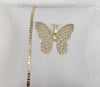 Gold Plated Butterfly Pendant and Chain Set