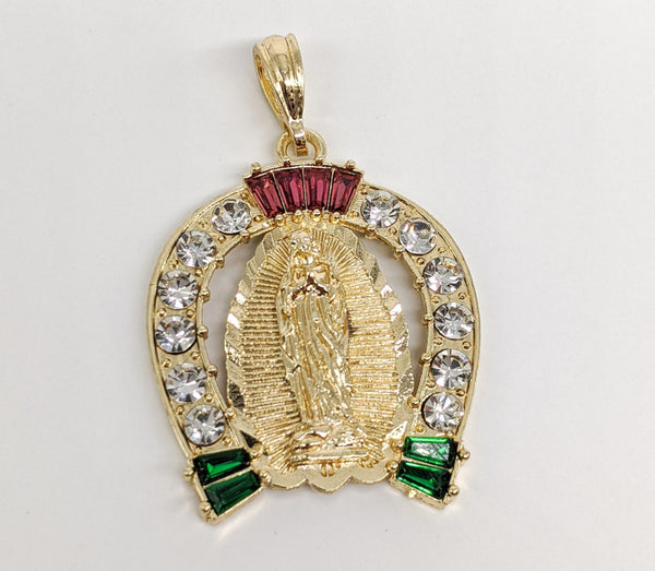 Plated Virgin Mary Pendant