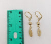 Gold Plated Virgin Mary Earring