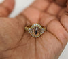 Dainty Plated Tri-Gold Virgin Mary Ring