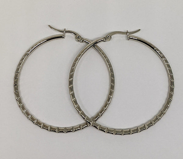 Stainless Steel Hoop Earring