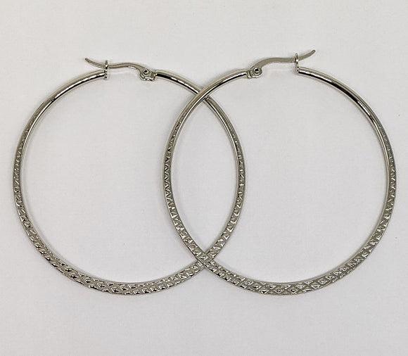 Stainless Steel Hoop Earring