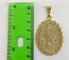 Plated Saint Jude Pendant and Figaro Chain Set*