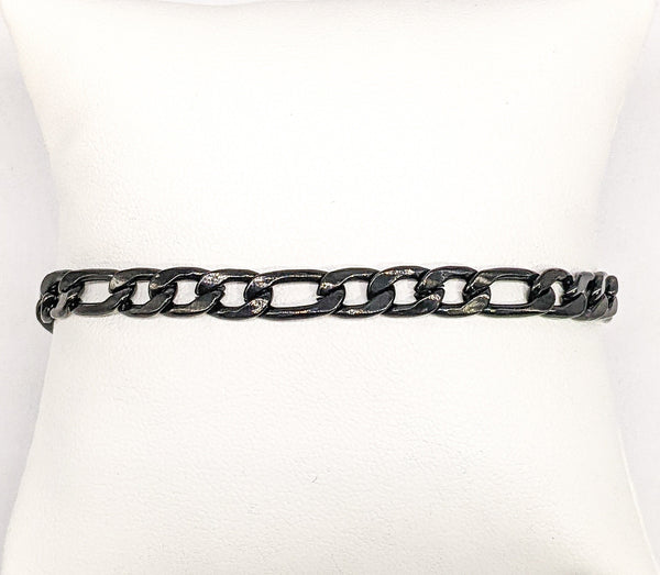 Stainless Steel Black Chain Bracelet