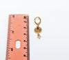 Plated Multi Color Stone Earring