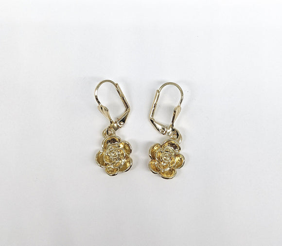 Plated Flower Earring