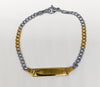 Stainless Steel Small Wrist / Kids Plate Chain Bracelet