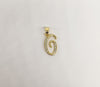 Gold Plated Letter "G" Pendant