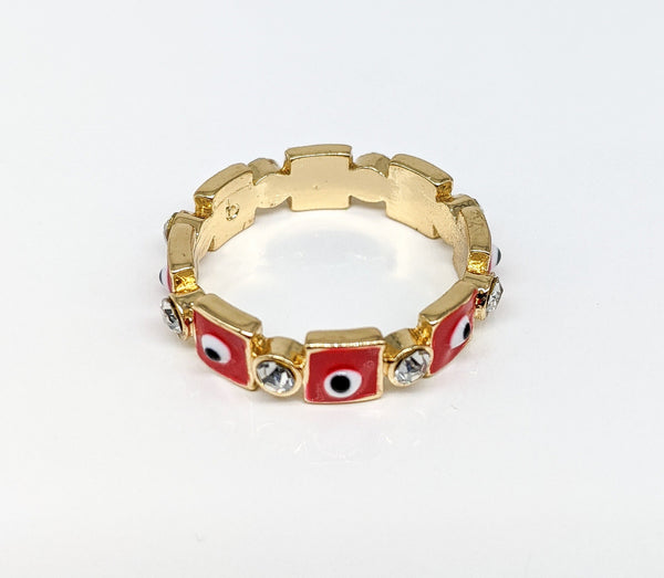 Plated Red Eye Ring*
