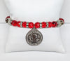 Saint Benedict Red Beaded Bracelet*