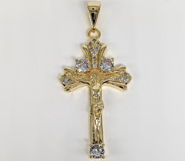 Plated Cross Pendant