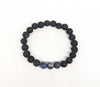 Sodalite and Lava Stone Bracelet