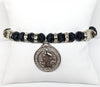 Saint Benedict Black Beaded Bracelet