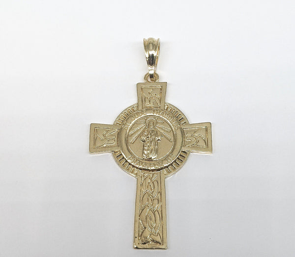 Plated Cross with Saint Jude Pendant*