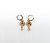 Plated Multi Color Stone Earring