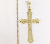 Plated Cross Pendant and Twist Chain Set