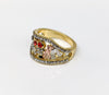 Gold Plated Tri-Gold Good Luck Ring