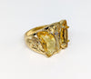 Plated Yellow Butterfly Ring*