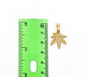 Gold Plated Leaf Pendant