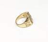 Plated Tri-Color Saint Jude Ring