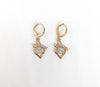 Plated Heart Earring