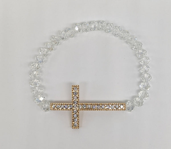 Beaded Cross Bracelet