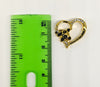 Plated Heart with Panda Pendant