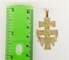 Plated Cross of Caravaca Pendant and Chain Set