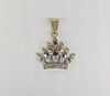 Plated Quinceanera Crown Pendant