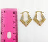 Plated Tri-Color Earring