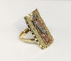 Plated Tri-Gold Saint Jude Adjustable Ring
