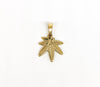 Gold Plated Leaf Pendant