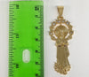 Plated Virgin Mary Pendant and Chain Set