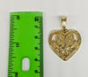 Plated Virgin Mary Heart Pendant and Chain Set*