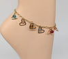 Plated Heart Anklet