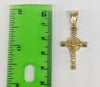 Gold Plated Mini Dainty Cross Pendant
