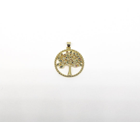 Gold Plated Tree of Life Pendant