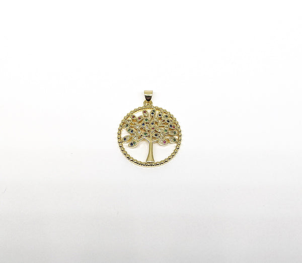Plated Tree of Life Pendant