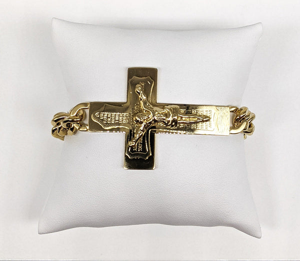 Stainless Steel Cross with Prayer Bracelet*