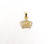 Plated Quinceanera Crown Pendant