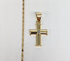 Gold Plated Cross Pendant and Chain Set