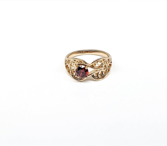 Plated Stone Ring