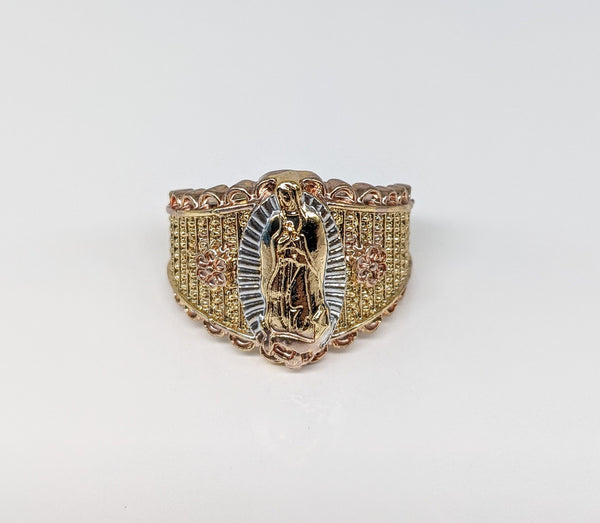 Plated Virgin of Guadalupe Ring
